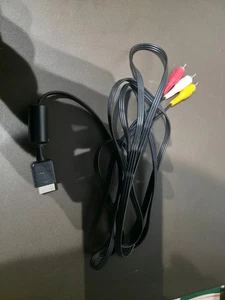 OFFICIAL SONY PLAYSTATION PS1 PS2 PS3 AV VIDEO CABLE LEAD GENUINE *TESTED* - Picture 1 of 1