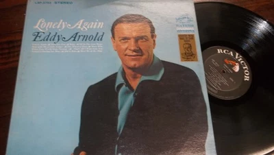 eddy arnold 33 lp record lonely again/very good - Image 1 of 2