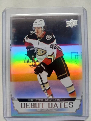 2022-23 Upper Deck Series 1 Debut Dates #DD-13 Trevor Zegras - Image 1 of 3