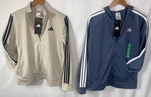 Adidas Jugend Paket 2 Trikotjacken XL (16-18) oder Einzeljacke in Natur Neu mit Etikett - Bild 1 von 12