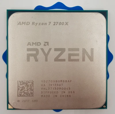 AMD Octa Core CPU Prozessor Ryzen 7 2700X YD270XBGM88AF 8x 3,7GHz Sockel AM4 - Bild 1 von 2