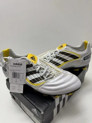 NEW 2009 adidas Predator X Absolado TRX FG White Yellow G02605 US 8 EU 41⅓ - Bild 1 von 4