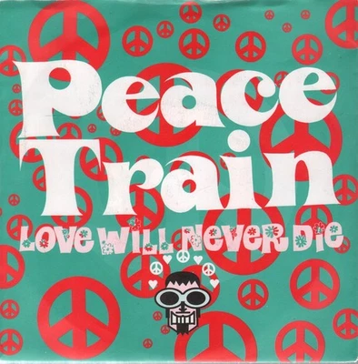 Peace Train Love Will Never Die 7" vinyl UK Bass 1990 Radio mix pic sleeve BSS16 - Image 1 of 2