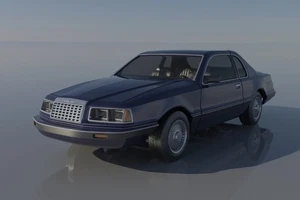 ABS-LIKE RESIN 3D PRINTED 1/18 1983 - 1986 FORD THUNDERBIRD KIT - Picture 1 of 14