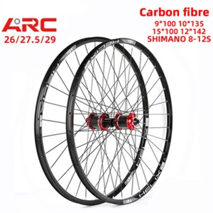 Mountain Bike Wheelset 32H XC Racing Cyclocross Bike Wheel QR/thru Axle Tubeless - Picture 1 of 17