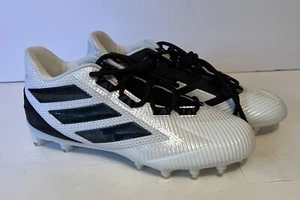 Adidas Freak Carbon Low White Black Glitter Football Cleats EG1308 Men's Sz 7.5 - Picture 1 of 5