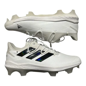 Adidas Adizero Afterburner 8 Pro Baseball Cleats Mens 13.5 White Black H00990 - Picture 1 of 9