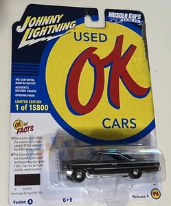 Johnny Lightning OK Used Cars 1963 Ford Galaxie 500 Release 4 - Picture 1 of 4