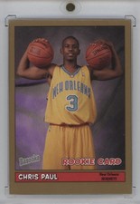 2005-06 Topps Bowman Rookie Card Bazooka Gold 166 Chris Paul