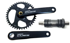 Juego de bielas Shimano Cues FC-U4000-1 175 mm 42 dientes con cojinete interior negro - Imagen 1 de 4