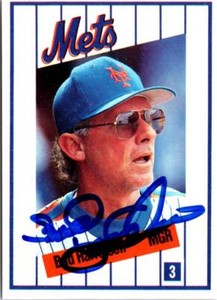 Bud Harrelson autographed baseball card (New York Mets) 1991 Kahns #3