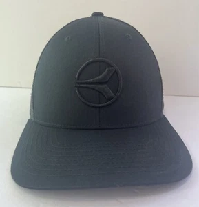 JET EDGE Mesh Snapback Trucker Logo HAT in Black The Classics Yupoong - Picture 1 of 13