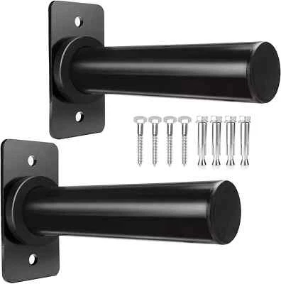 Paquete de 2 soportes de placa de peso montados en la pared para placas de peso olímpicas de 2 pulgadas -1 L Foto 1 de 4