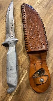 Ideal Products Inc. Ideal's Silver FIST FITTER 固定刀片刀 日本制造 — 第 1/4 张图片