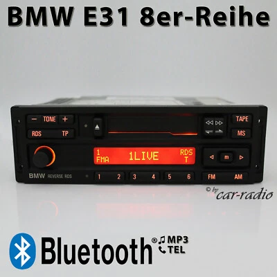Original BMW E31 Radio Bluetooth MP3 8er Autoradio Reverse RDS BP6262 Blaupunkt - Bild 1 von 4