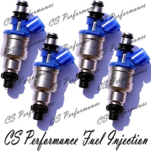 OEM Denso Fuel Injectors Set (4) 195500-1970 for 90-97 Mazda Ford Kia 1.6 2.2 I4 - Foto 1 di 9