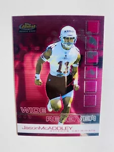 Tarjeta de fútbol americano Topps Finest #97 Jason Mcaddley Rookie 2002 casi nueva-como nueva - Imagen 1 de 1