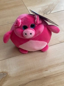 NEW Smooshimals Pink Pig Plush Stuffed Animal Toy SOFT & SQUISHY 6" Inches - Picture 1 of 7