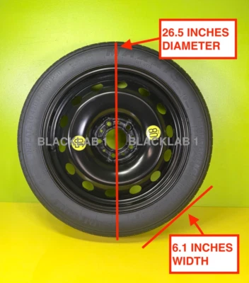 Neumático de repuesto 18" se adapta a: 2011 2012 2013 2014 2015 2016 2017 bmw x3 Foto 1 de 4