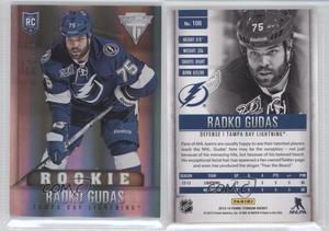 2013-14 Panini Titanium Draft Position Number /66 Radko Gudas #106 Rookie RC
