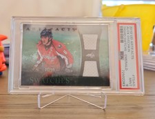 2010 Upper Deck Artifacts Alexander Ovechkin Emerald Swatches 11/15