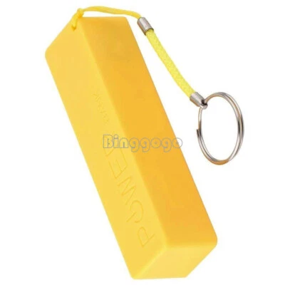 Yellow USB Power Bank Case Kit 18650 Battery Charger DIY Box Boost Module