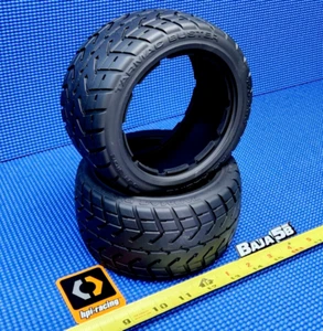 *NEW* HPI TARMAC BUSTER TIRES M COMPOUND REAR 170x80mm (2) Baja 5B HPI4840 - Picture 1 of 4