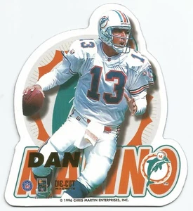 1996 NFL DIE-CUT MAGNETS #7 ~ DAN MARINO ~ MIAMI DOLPHINS HOF ~ BRAND NEW SEALED - Picture 1 of 4