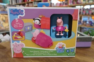 Peppa's Sleepover Peppa Pig & Zoë 5-teiliges Spielzeug Spielset NEU - Bild 1 von 9