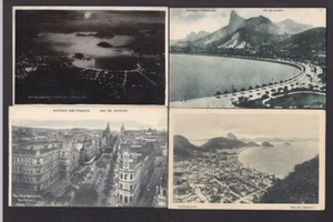 Brazil collection lot RIO DE JANEIRO x6 mostly pre 1940 PPCs - Picture 1 of 3