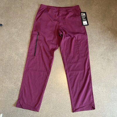 Grey’s Anatomy Impact by Barco Cargo scrub bottoms Wine men’s small - Image 1 of 4