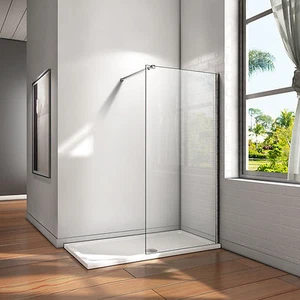Walk in 8/10mm Nano Glas Duschwand Duschkabine Duschabtrennung Duschtrennwand - Bild 1 von 12