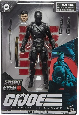 G.I. Joe Snake Eyes Action Figure Classified Series 6 Inch GI JOE Origins #16 Cover