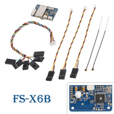 FlySky FS-X6B 2,4G PWM PPM I.BUS Empfänger für FPV Racing Drone FS-i10 Sender - Bild 1 von 4