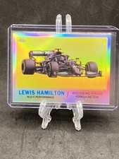 2021 Topps CHROME F1 Lewis Hamilton 1961 Car Refractor Insert T61-LH Mercedes SP