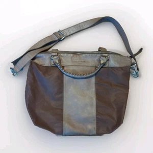 Liebeskind Berlin Shoulder Bag Crossbody Tote Satchel Tan Brown Leather Boho - Picture 1 of 12