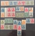 Germany 1916-1921 Germania Tete-Beche & Se-Tenant issues MNH & Used