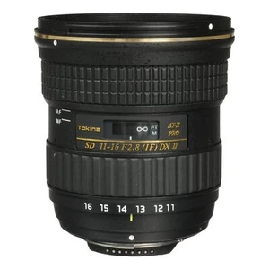 Lente zoom digital Tokina 11-16 mm f/2,8 AT-X116 Pro DX II motor AF-S para Nikon - Imagen 1 de 5