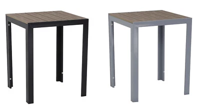 Nonwood Gartentisch Esstisch Balkontisch Fire 60 x 60 cm wetterfest Alu 2. Wahl - Bild 1 von 4