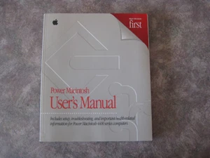 Power MacIntosh * User's Manual original -  Near MINT - English - mac14 - Imagen 1 de 4