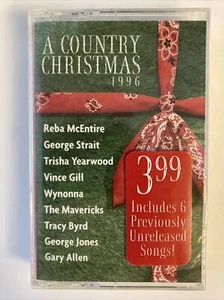 A Country Christmas-1996 Cassette Reba McEntire, George Strait & Vince Gill NEW - Picture 1 of 4