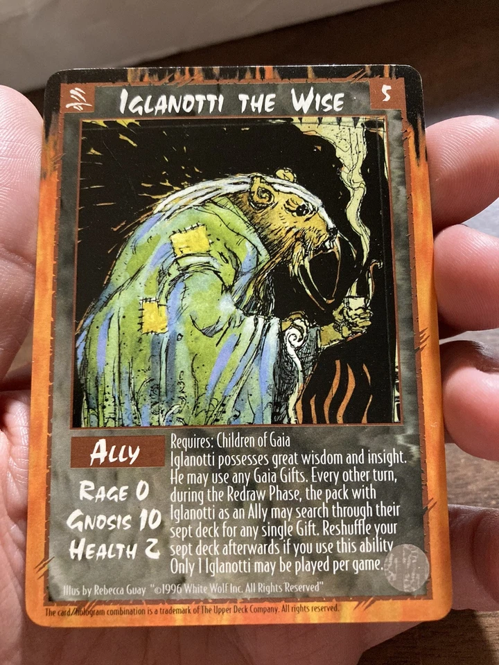 Iglanotti The Wise - Legacy of the Tribes - Rage CCG -  - Hard To Find $$$ Wow! - Image 1 of 1