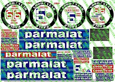 Body Decals Formel1 Brabham BT48 Nelson Piquet 1979-D150 - Bild 1 von 4