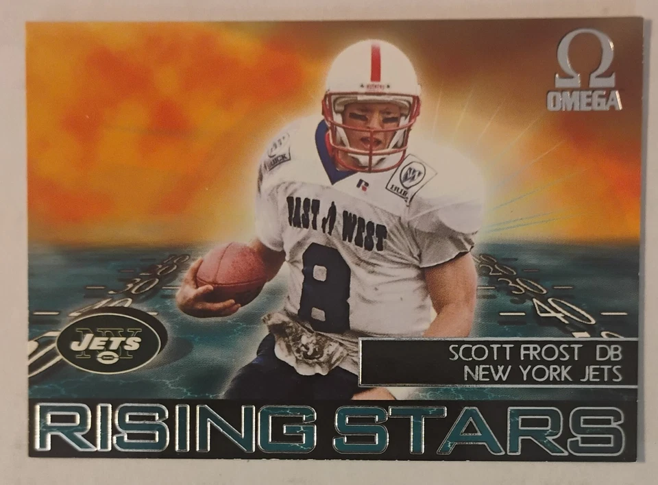 1998 Pacific Omega Rising Stars #21 Scott Frost RC RARE New York Jets - Image 1 of 2