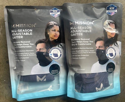 (Paquete de 2) Polaina ajustable Mission para todas las estaciones talla 1 para todas las polainas, ¡Envío gratuito! Foto 1 de 4