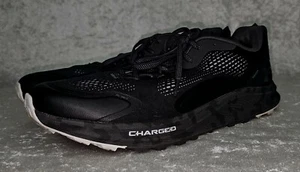 Men's Under Armour Charged Bandit Trail 2 Black Jet Grey Running Shoes Size 12 - Picture 1 of 8