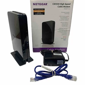 NETGEAR CM500 High Speed Cable modem - Gigabit Ethernet - 680 Mbps 16 X 4 - Picture 1 of 3