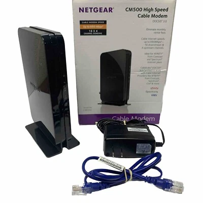 NETGEAR CM500 High Speed Cable modem - Gigabit Ethernet - 680 Mbps  16 X 4 - Image 1 of 3