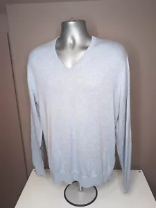 Hackett london Cashmere jumper Light Blue Large - Picture 1 of 13