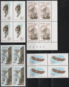 512 Noruega 1970, NK 649-52, MNH, MI 602-05, SC #551-54, Protección de la Naturaleza. - Imagen 1 de 1